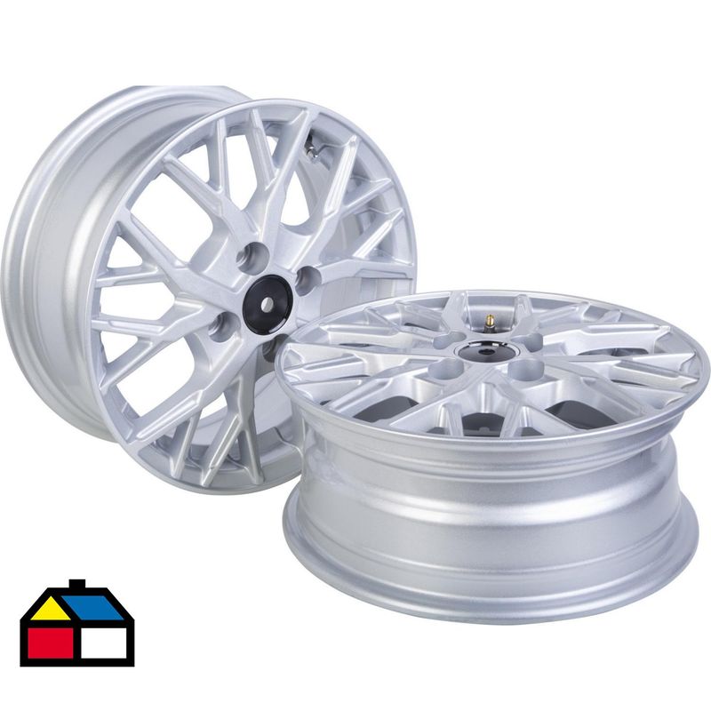 AUTOSTYLE - Set de llantas 14" aluminio 2 unidades