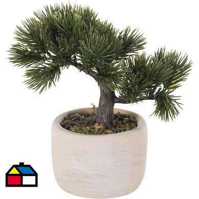 Bonsi artificial 20,3 cm con macetero
