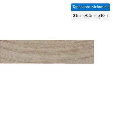 Tapacanto melamina Carvalo encolado 21x0,5 mm 10 m