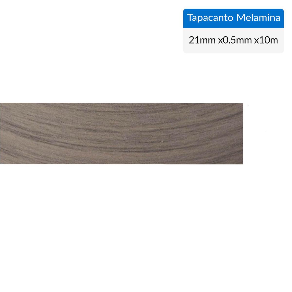 CORBETTA - Tapacanto melamina Teca Italia encolado 21x0,5 mm 10 m