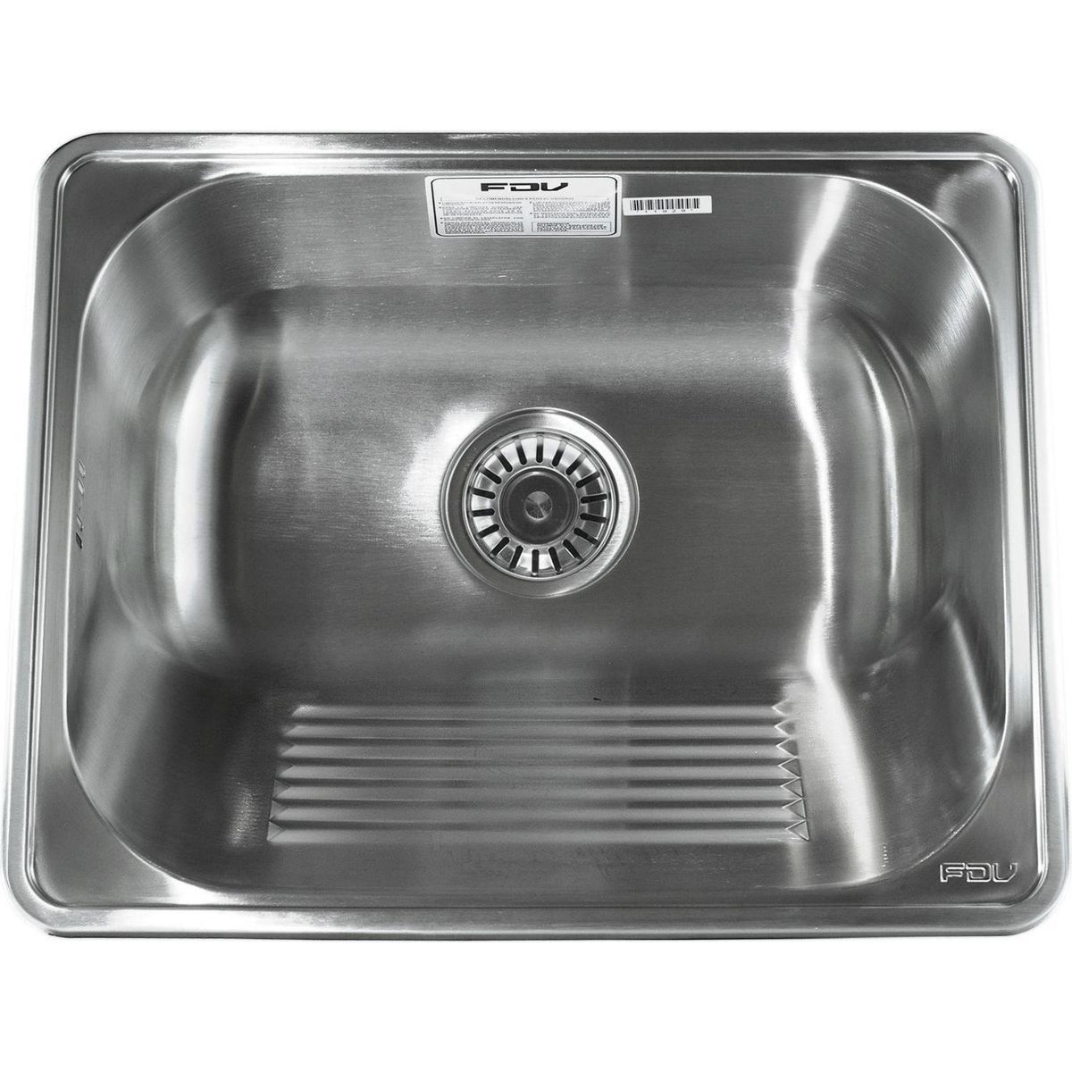 FDV - Fregadero 1 Cubeta(s) 56x21x45 cm Acero inoxidable