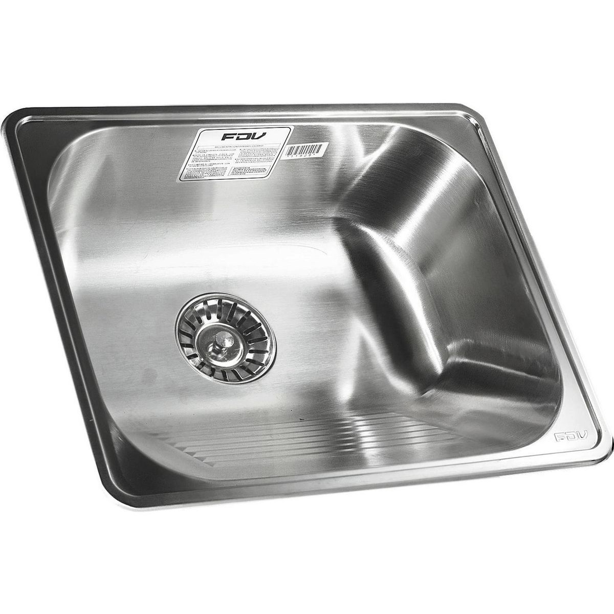 FDV - Fregadero 1 Cubeta(s) 56x21x45 cm Acero inoxidable