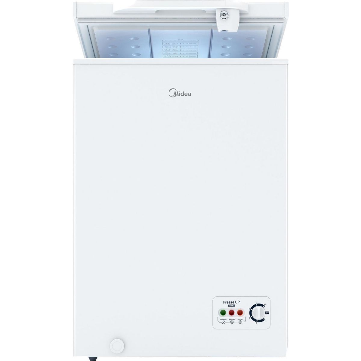 MIDEA - Freezer Horizontal 99 Litros Blanco MFH-990BMSL129C