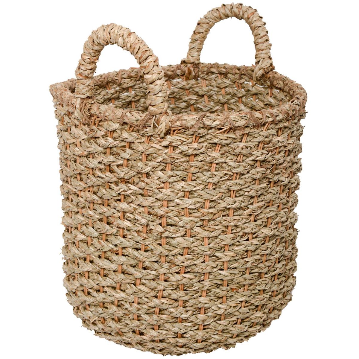 JUST HOME COLLECTION - Canasto decorativo 30x30 cm natural