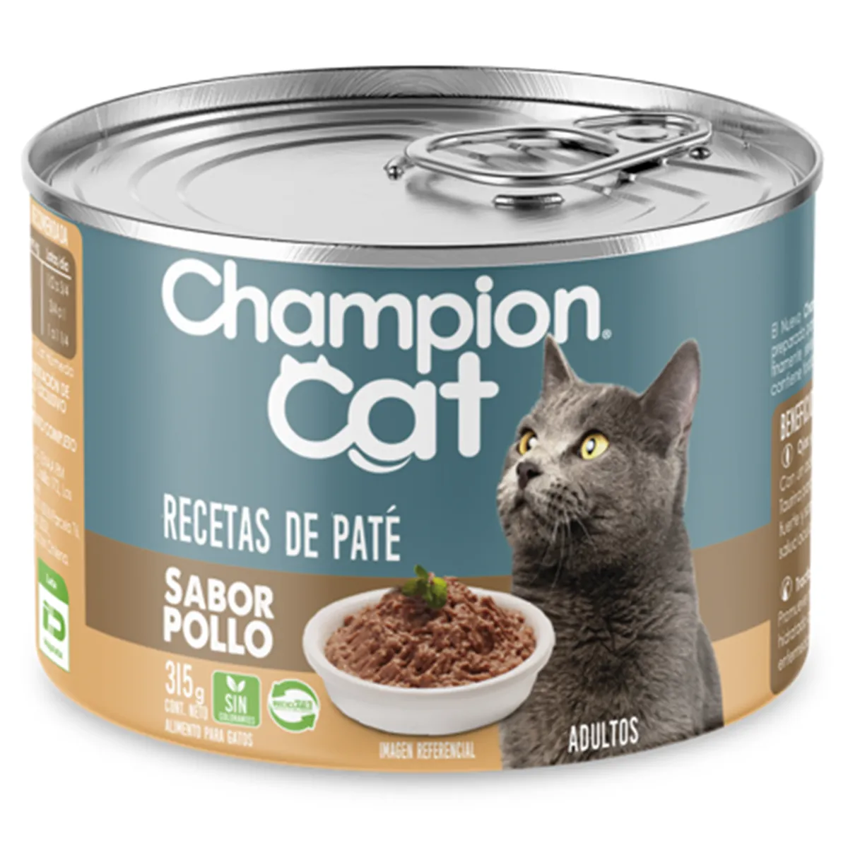 CHAMPION CAT - Alimento húmedo para gato adulto 315 gr pollo