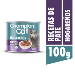 CHAMPION CAT - Alimento húmedo para gato adulto 315 gr salmón