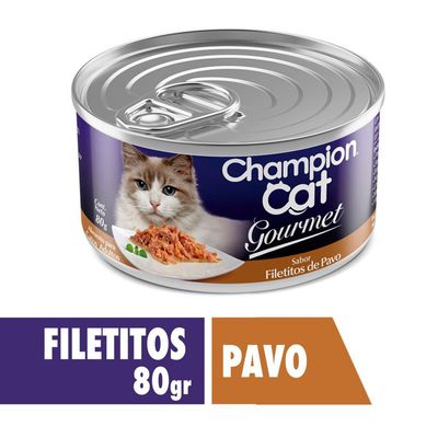 Alimento hmedo para gato adulto 80 g pavo