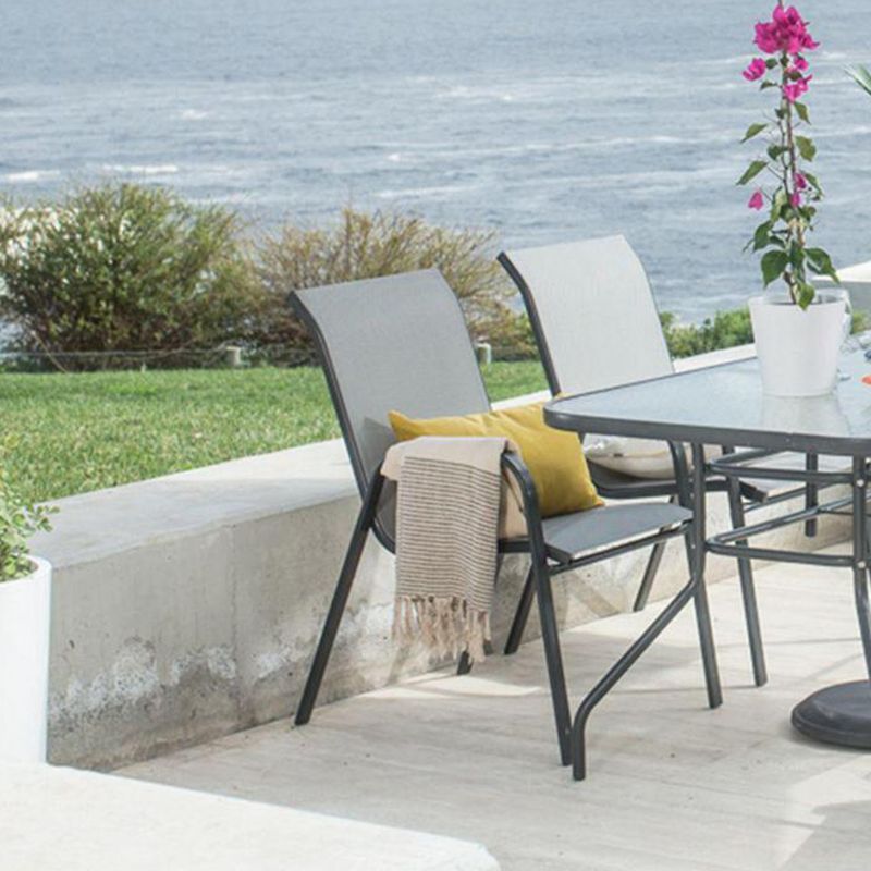 JUST HOME COLLECTION - Silla de terraza sling gris matizado