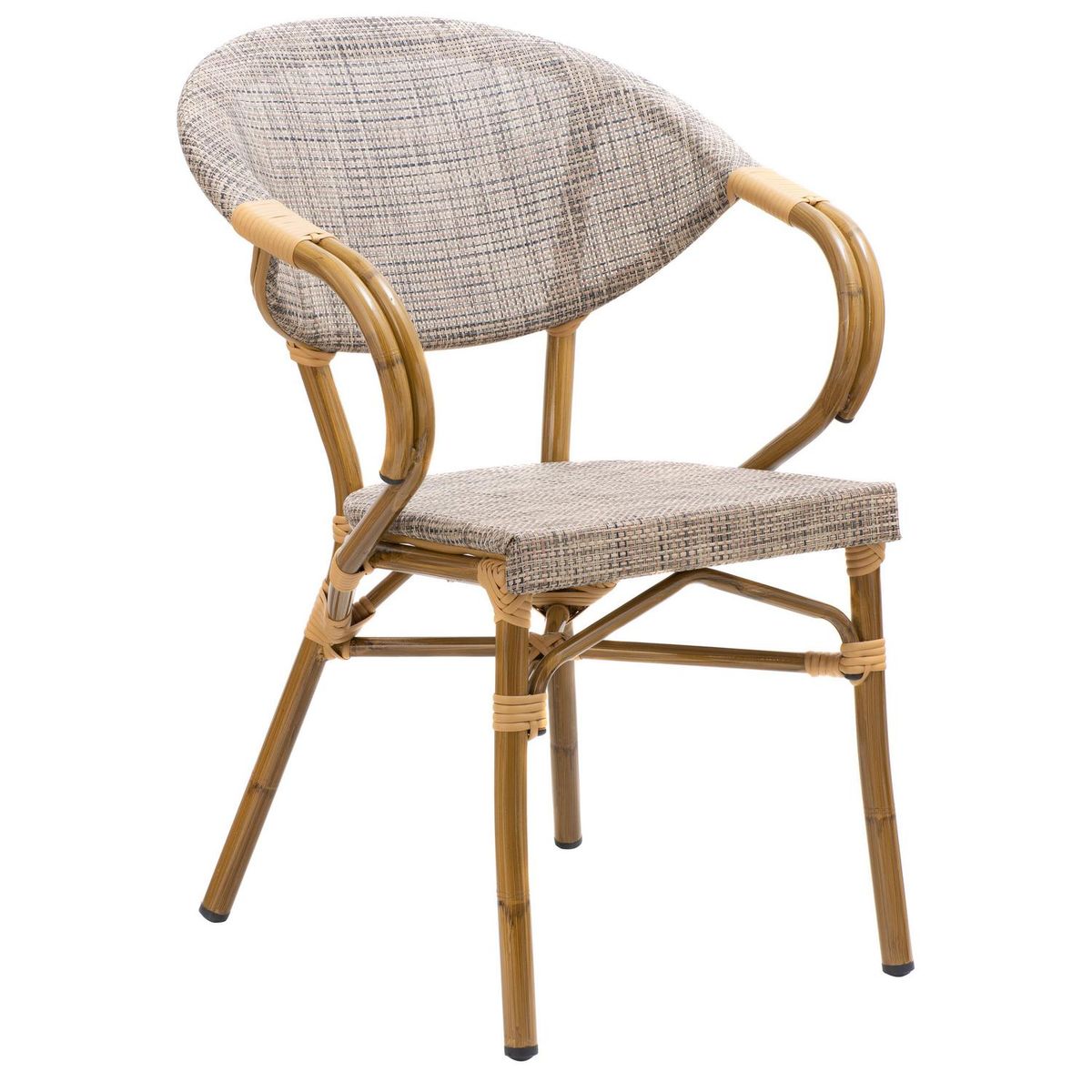 JUST HOME COLLECTION - Silla Milano café claro matizado