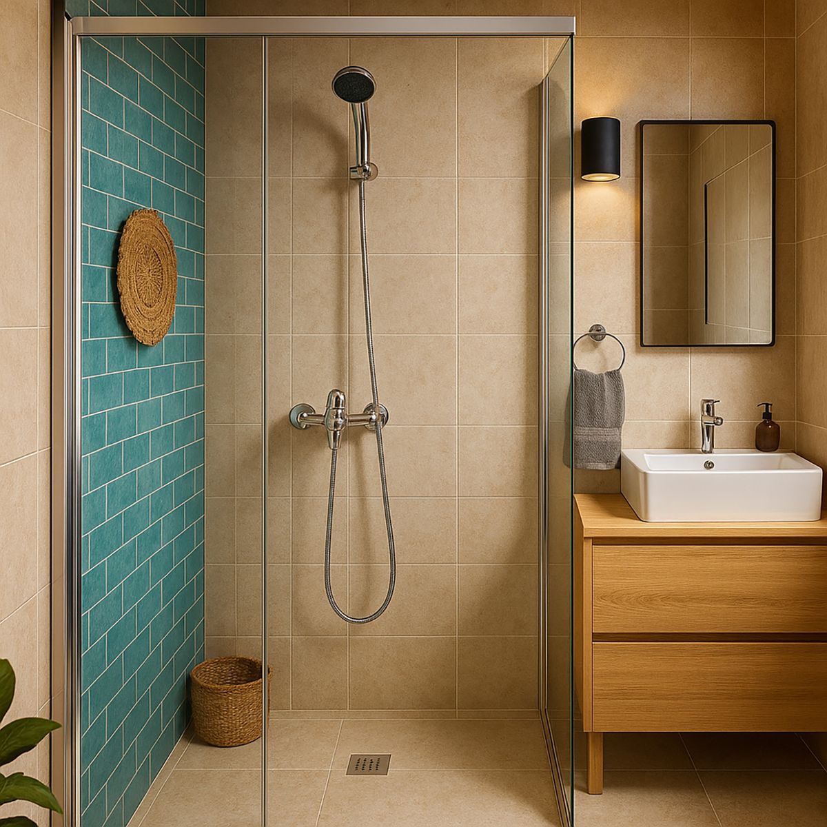 SENSI DACQUA - Juego de Ducha Tina Perugia Cromado