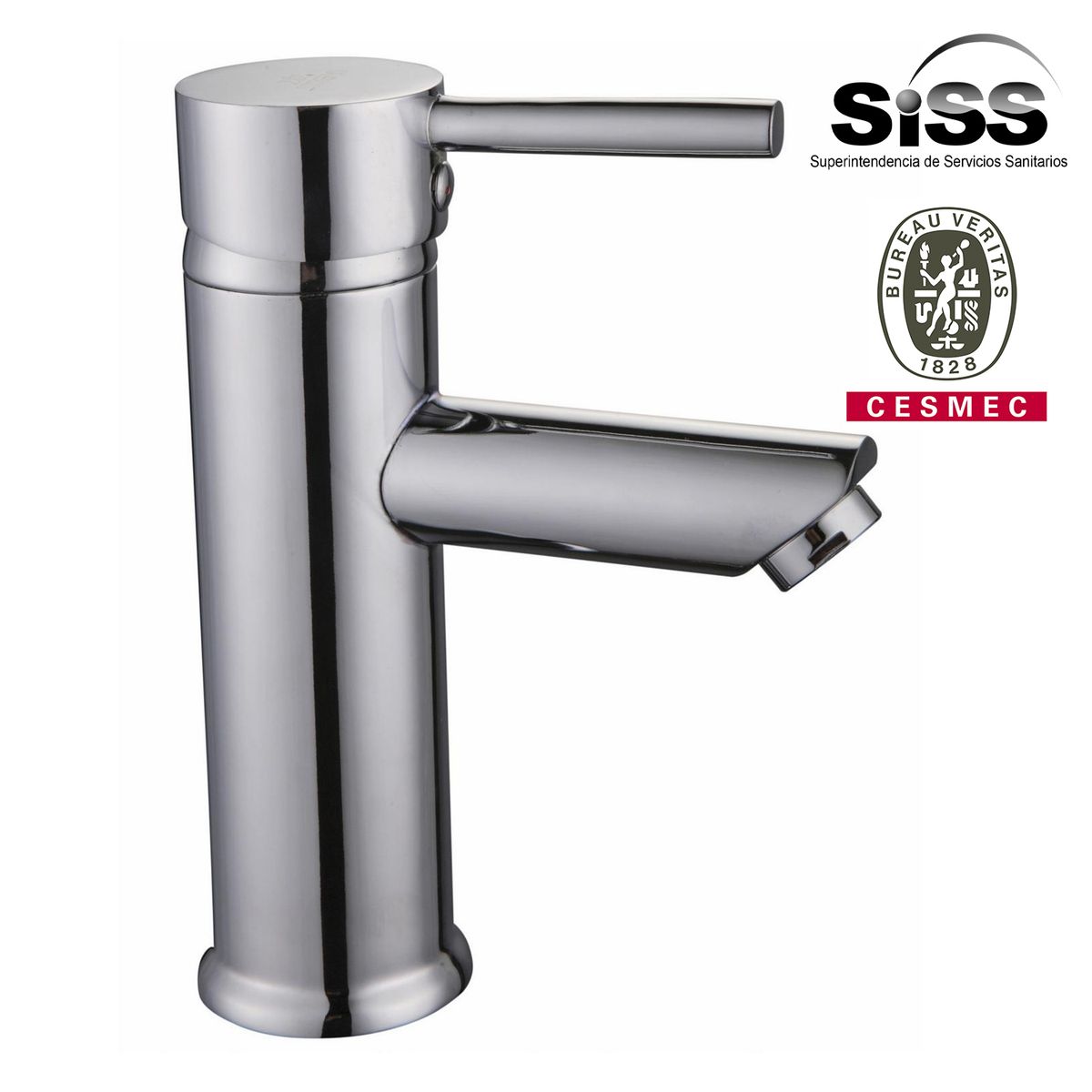 SENSI DACQUA - Monomando Lavamanos Bajo Milán Cromado