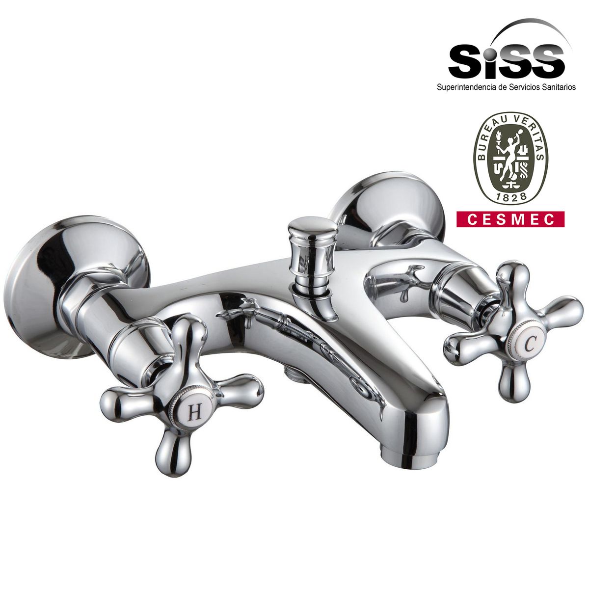 SENSI DACQUA - Mezcladora Ducha Tina Capri Sensi Cromado