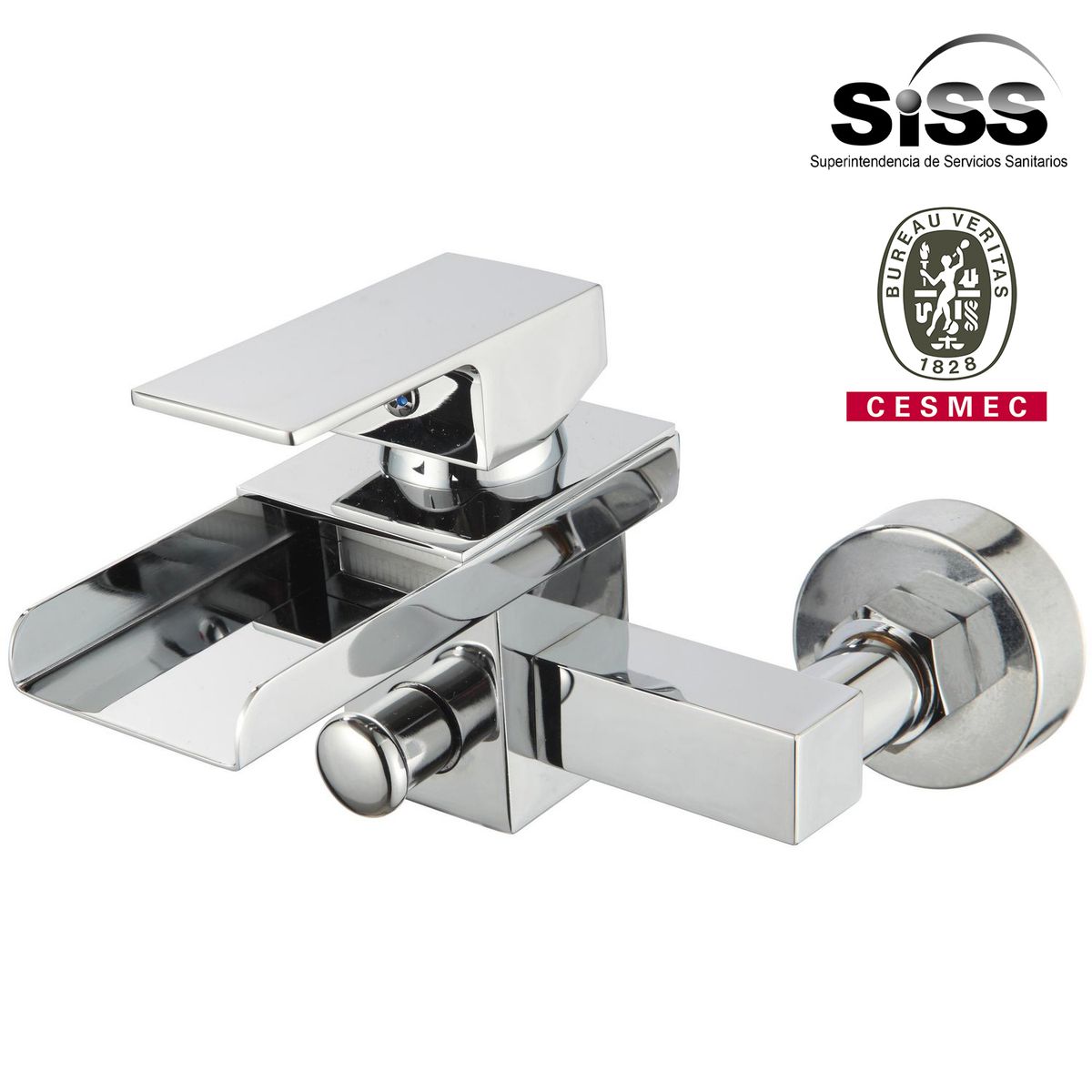 SENSI DACQUA - Monomando Tina Ducha Bacoli Cromado