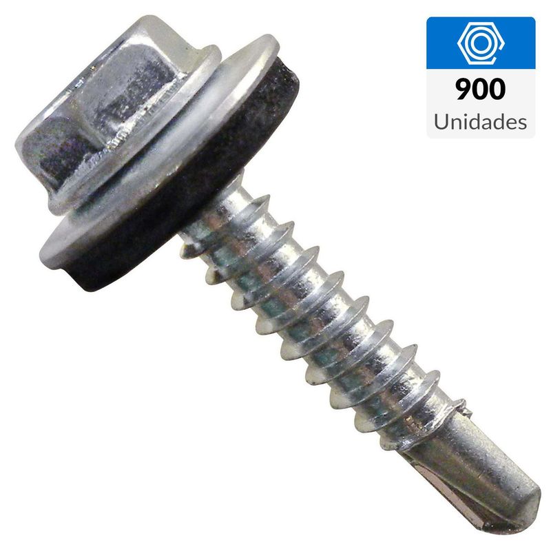 MAMUT - Tornillo Autoperforante Cabeza Hexagonal Metal 3/4 " 12 mm 900 Unidades