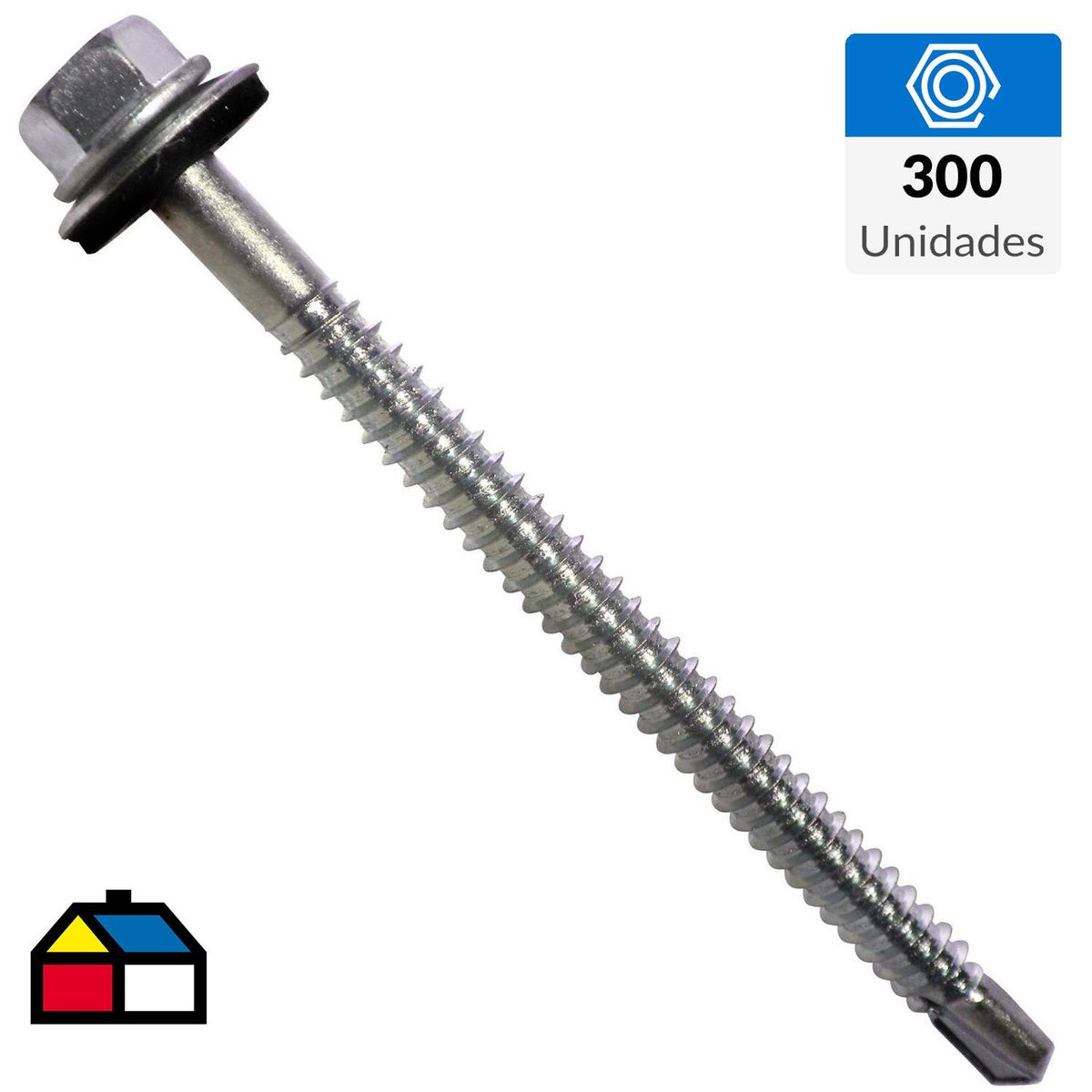 MAMUT - Tornillo Autoperforante Cabeza Hexagonal Metal 3 " 12 mm 300 unidad(es)