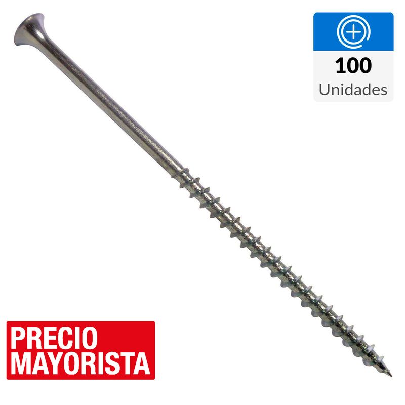 MAMUT - Tornillo Autoperforante Cabeza Trompeta Yeso-Cartón 4 " 8 mm 100 Unidades