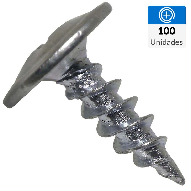MAMUT - Tornillo Autoperforante Cabeza Lenteja Madera 3/4 " 8 mm 100 Unidades