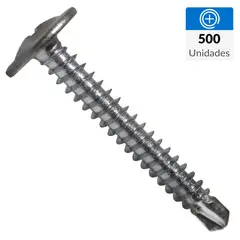 MAMUT - Tornillo Autoperforante Cabeza Lenteja Metal 1-1/4 " 8 mm 500 Unidades