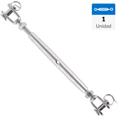 MAMUT - Tensor mordaz acero inoxidable cromo 1/4"