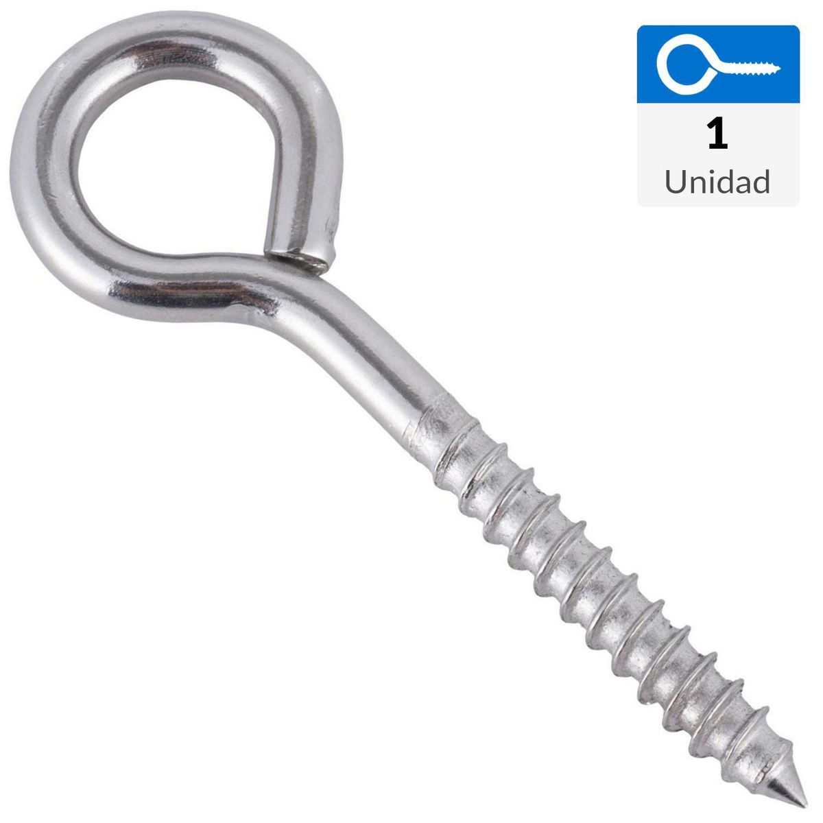 MAMUT - Cáncamo cerrado acero inoxidable 1/4x3" zincado