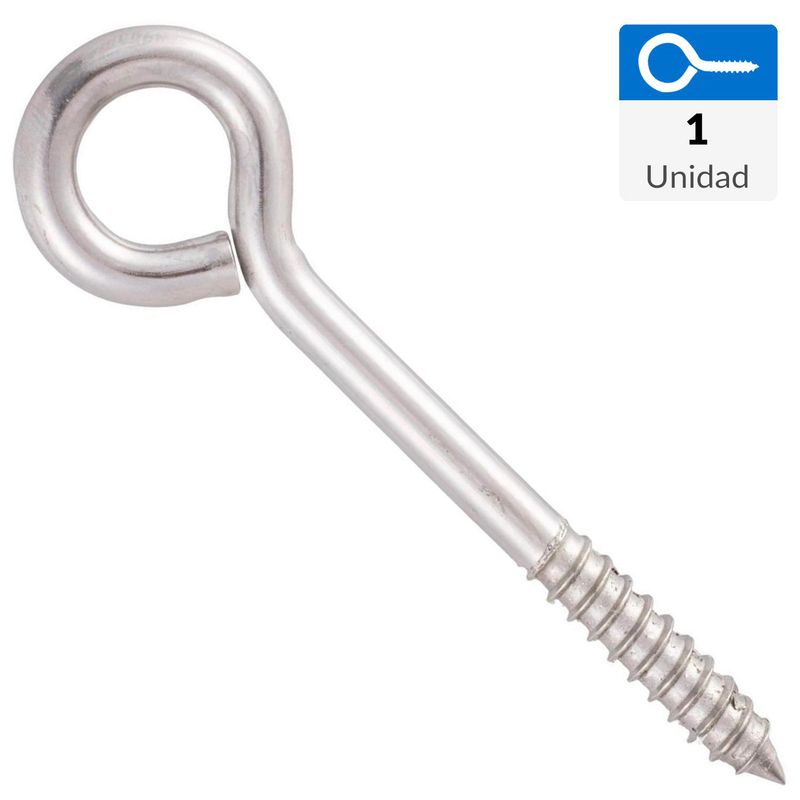 MAMUT - Cáncamo cerrado acero inoxidable 1/4x3 3/4" zincado