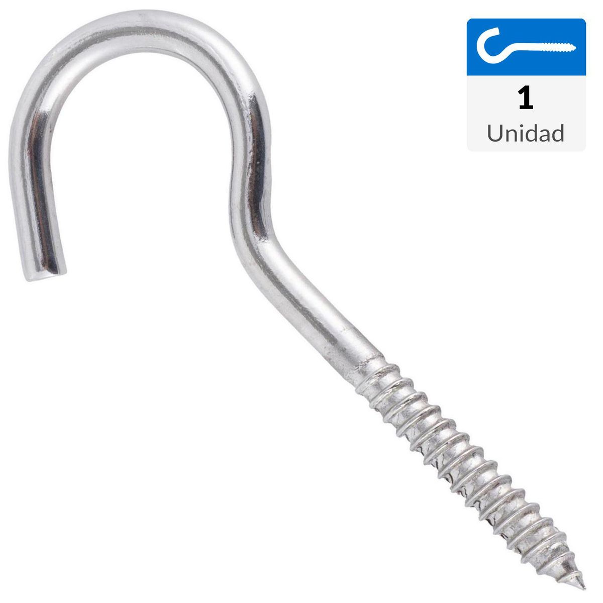 MAMUT - Cáncamo abierto acero inoxidable 5/16x4" zincado