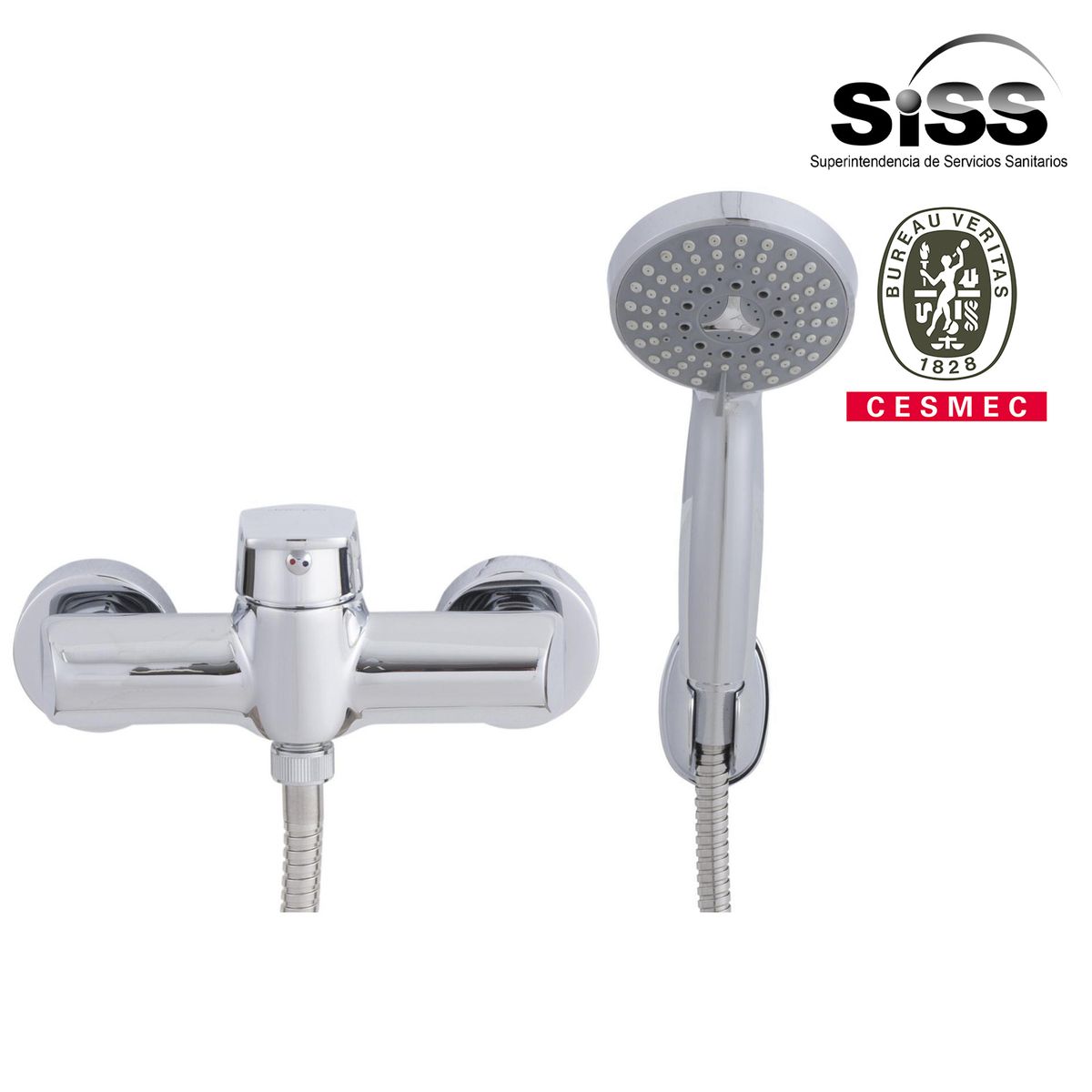 SENSI DACQUA - Monomando Ducha Lucena Cromado