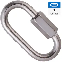 FIXSER - Unión rápida acero inoxidable 3/16" zincado