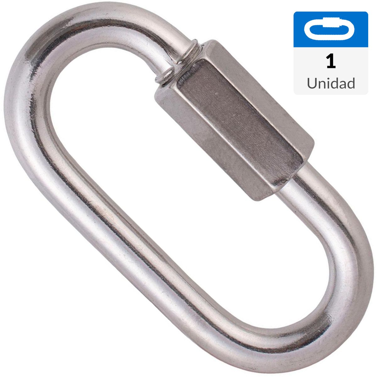 FIXSER - Unión rápida acero inoxidable 1/4" zincado