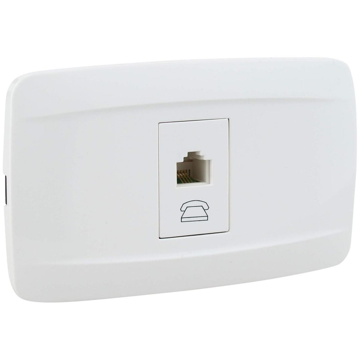 KARSON - Toma telefónica RJ11 10 A blanco