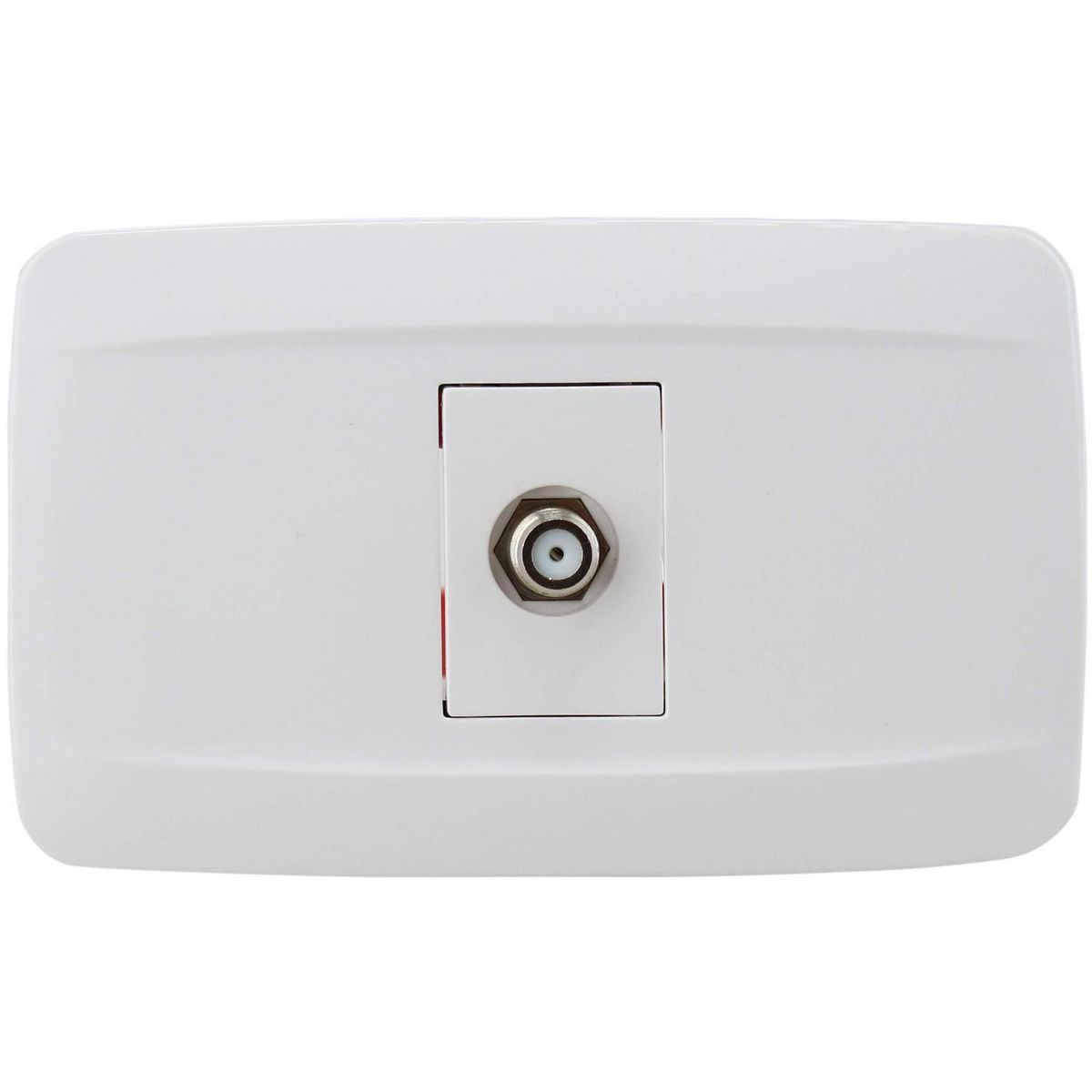 KARSON - Toma coaxial para TV 10 A blanco
