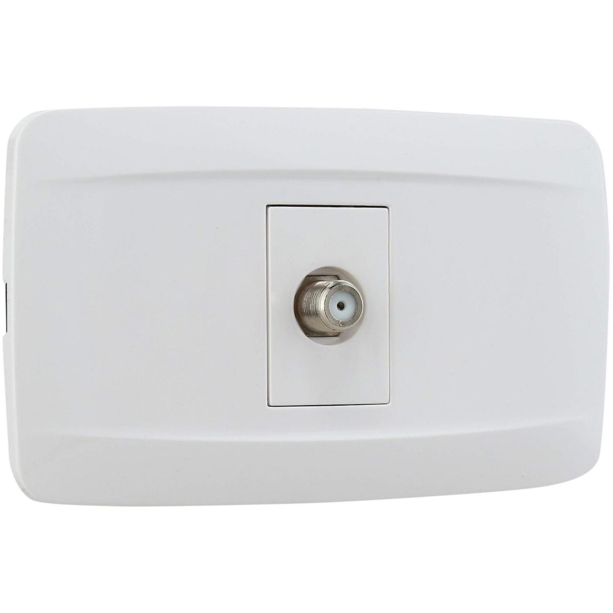 KARSON - Toma coaxial para TV 10 A blanco