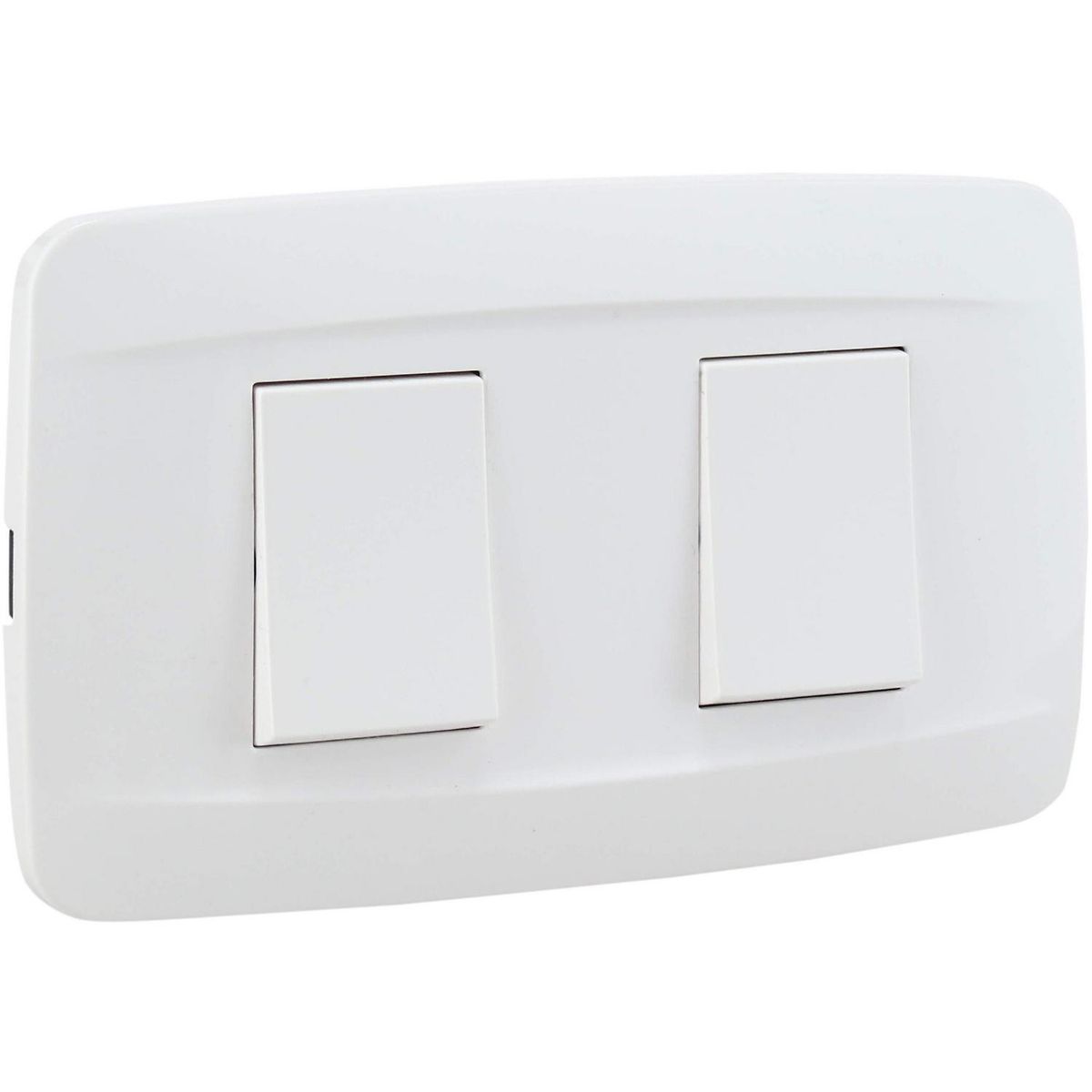 KARSON - Interruptor doble (9/15) 10 A Blanco