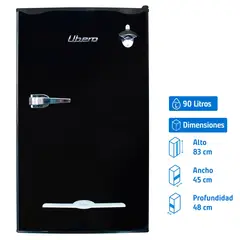 LIBERO - Frigobar Frigobar Frío Directo 90 Litros LBF-90N