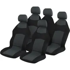 AUTOSTYLE - Set de Fundas para Asientos Poliéster 9 Piezas