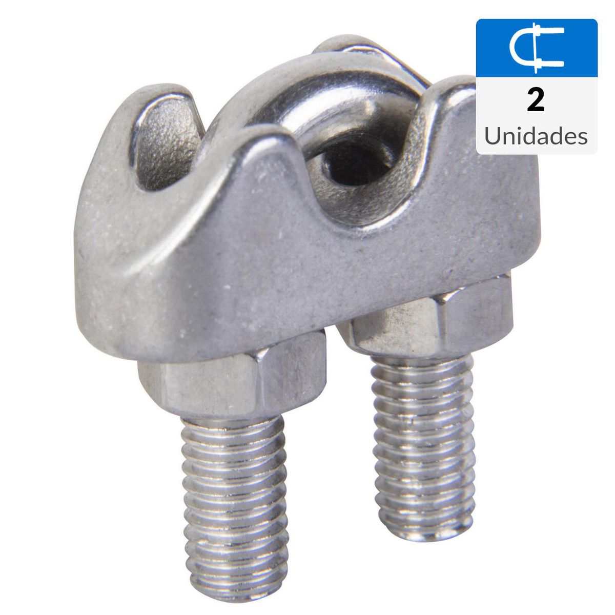 MAMUT - Abrazadera para cable acero inoxidable 3/16"