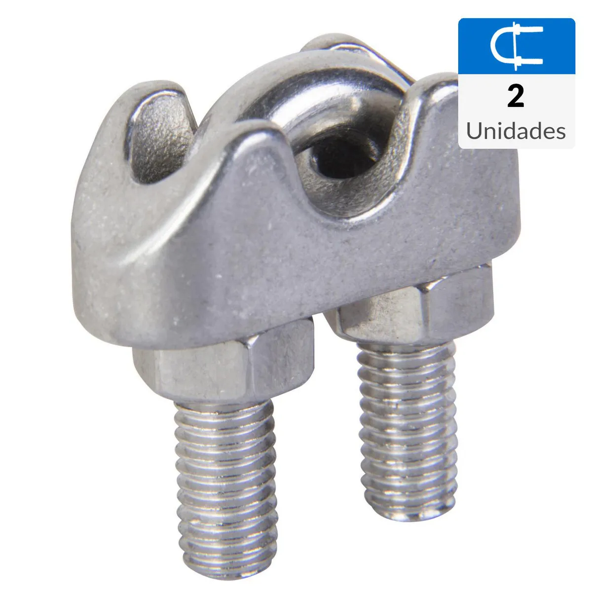 MAMUT - Abrazadera para cable acero inoxidable 3/16"