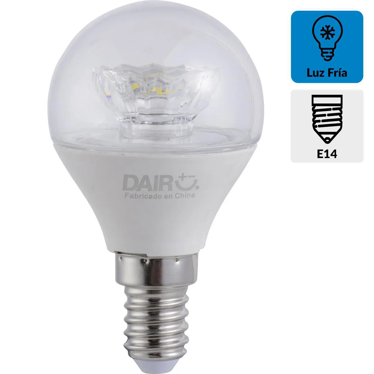 DAIRU - Ampolleta Led Mini Globo 5 W E14 470 lm Luz Fría
