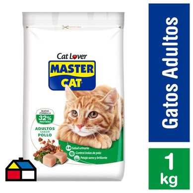 Alimento seco para gato adulto 1 kg pollo