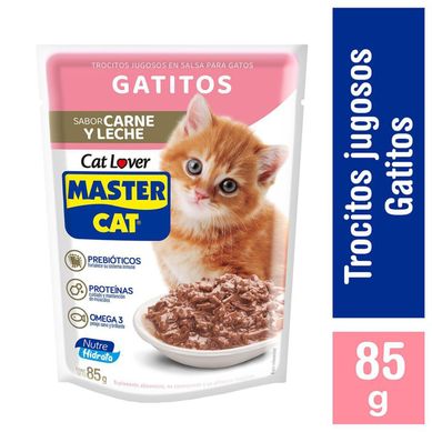 Alimento hmedo para gatito 85 g carne y leche