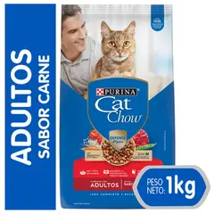 CAT CHOW - Alimento para Gato Adulto Carne 1 kg