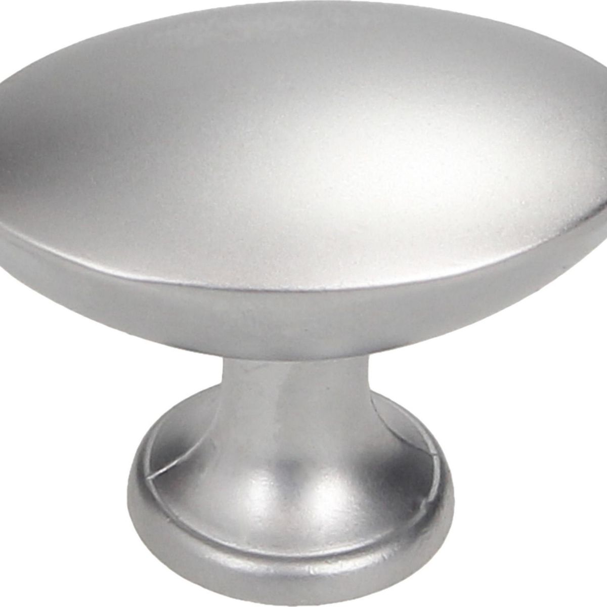 FIXSER - Perilla ovalada 27 mm cromo mate