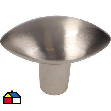 Perilla 33 mm nquel cepillado