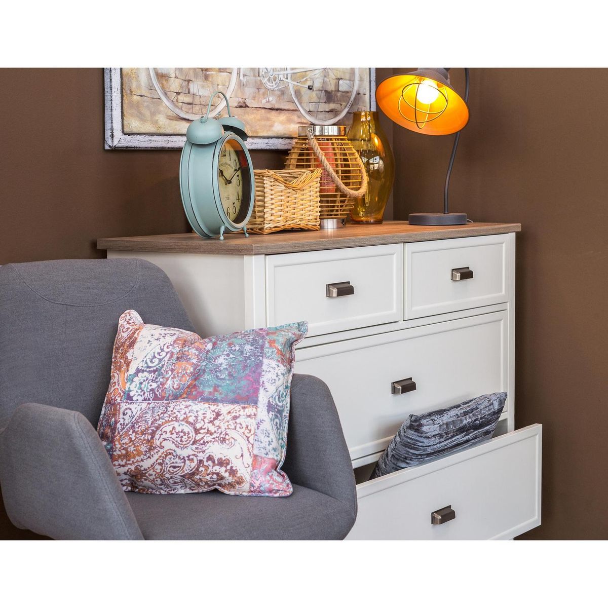 FIXSER - Manilla 96 mm níquel cepillado