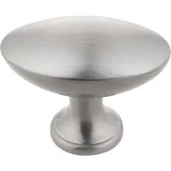 FIXSER - Perilla ovalada 27 mm níquel cepillado