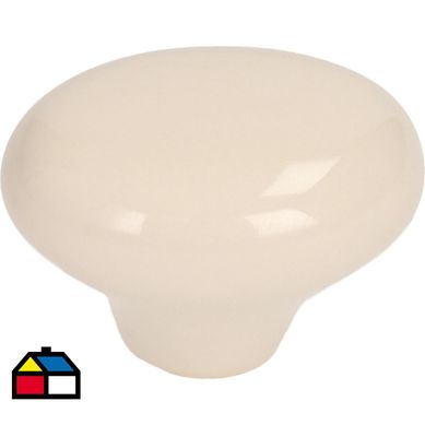 Perilla 30 mm porcelana beige