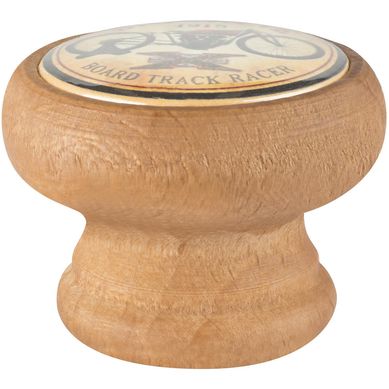 Perilla 40 mm madera tinte  miel big valvle