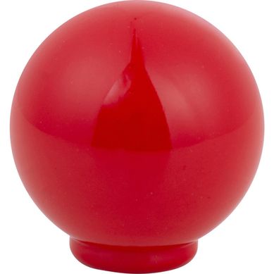 Perilla abs 29 mm rojo brillo