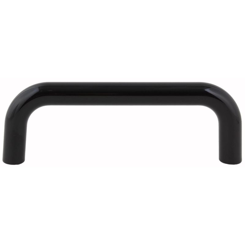 FIXSER - Manilla abs 96 mm negro brillo