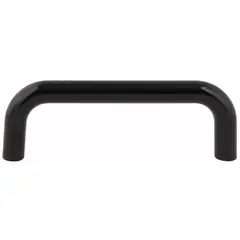 FIXSER - Manilla abs 96 mm negro brillo